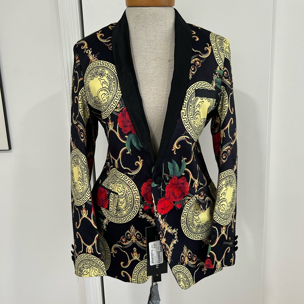 Kids World of USA Versace Rose Blazer Jacket New with tags! Gorgeous!!!